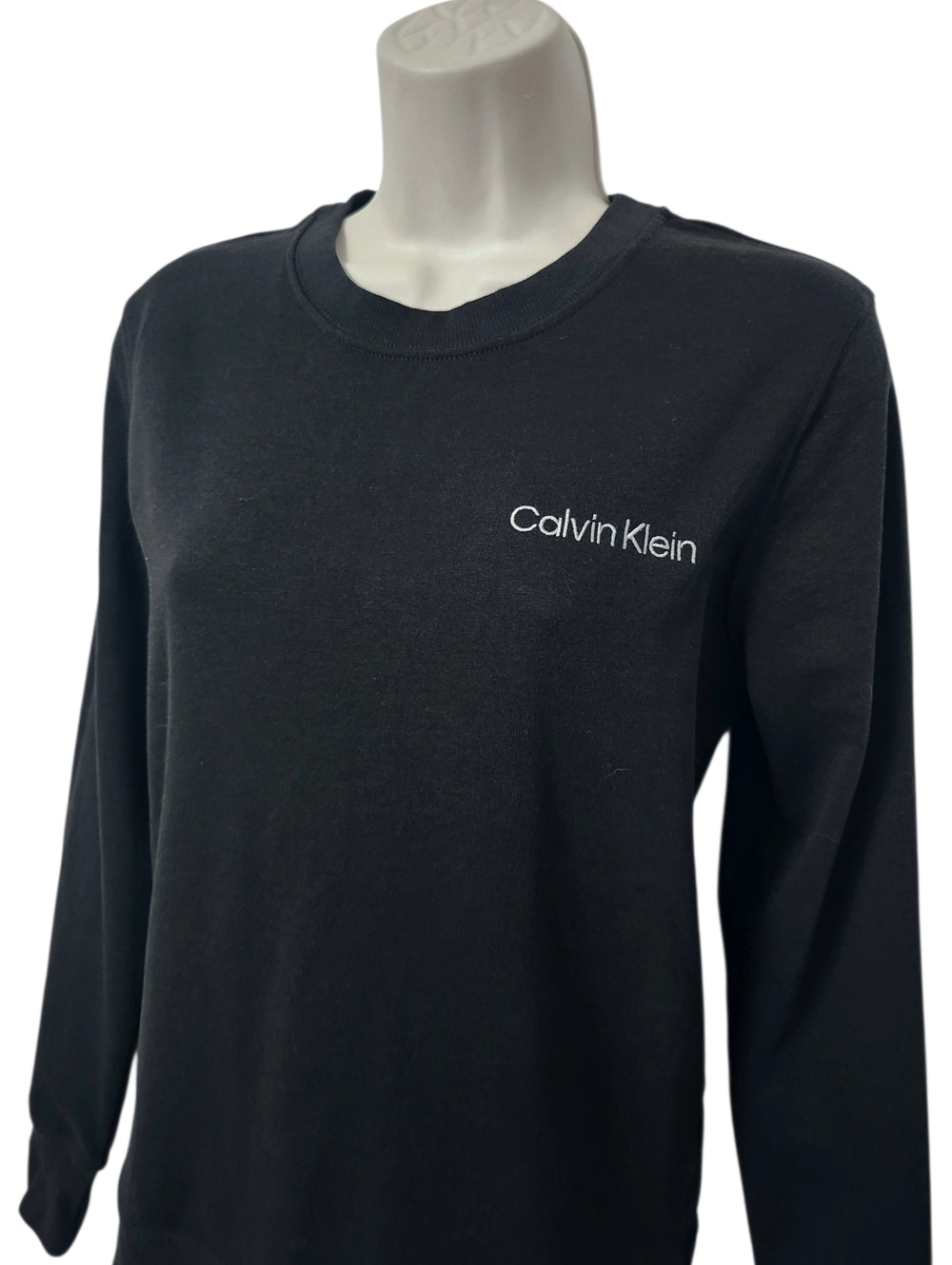 Calvin Klein Black Crewneck Sweatshirt with  Logo size XS - Picture 11 of 11